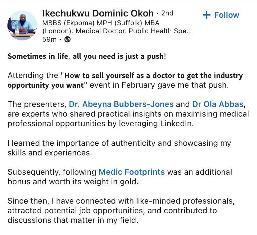 SELL Yourself as a Doctor